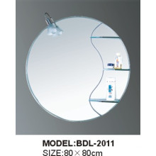 Espejo de baño de vidrio de 5 mm de espesor de plata (BDL-2011)